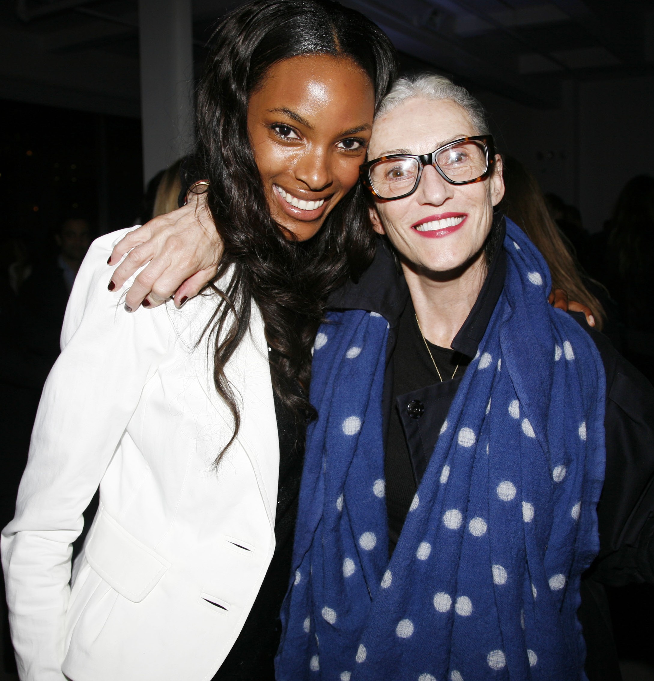 Quiana Grent and Linda Rodin attend VH1 and MILK Celebrate New Reality Show THE SHOT Hosted by Photographer RUSSELL JAMES with his Prelude Exhibition "Gorgeous" at Milk Studios Penthouse on October 25, 2007 in New York City. (Guliver Photos/ Getty Images)