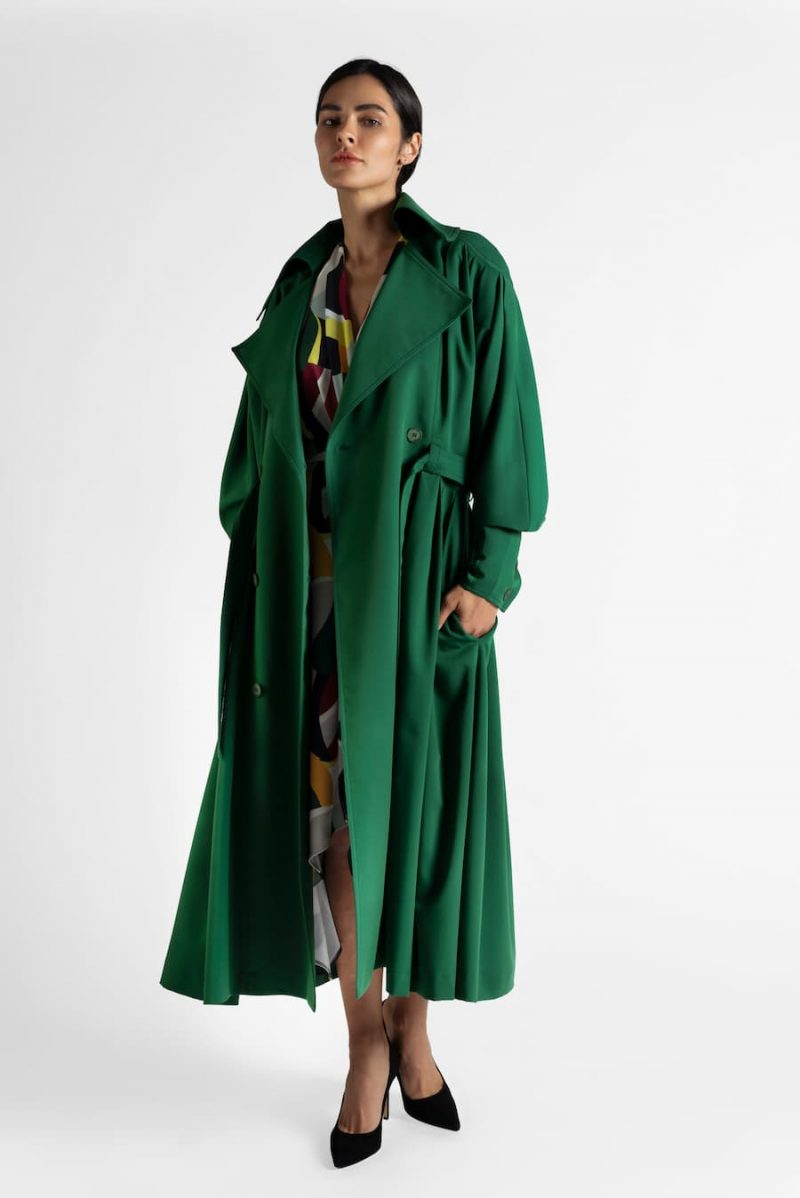 Cascading-pleated-trench-coat-green-800x1198