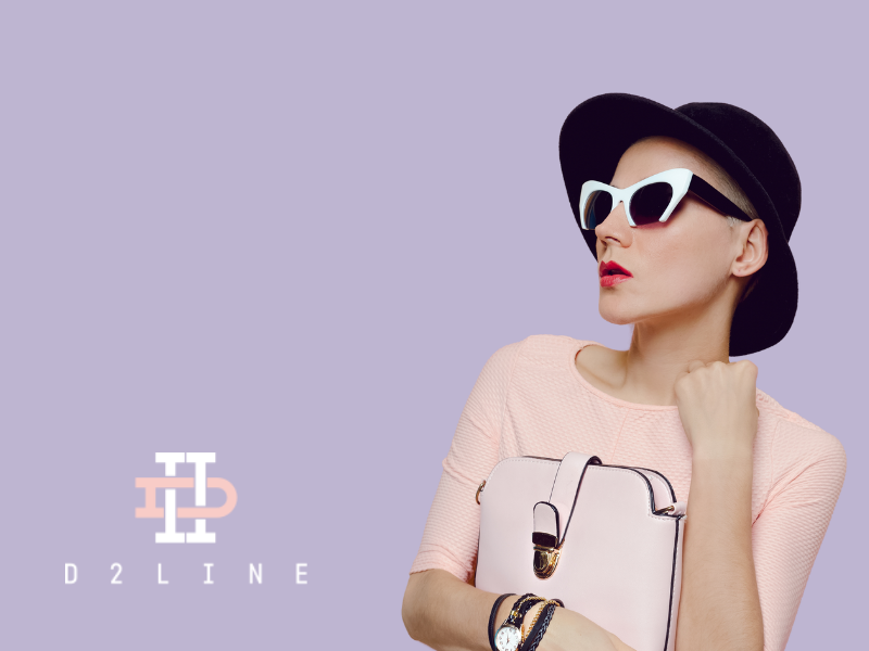 Woman with short hair | Pink top | Bag | D2line Blog