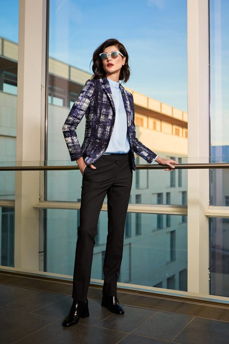 D2line | Printed blazer outfit | Women's cotton clothing
