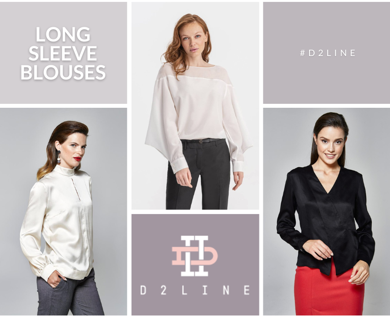 Long sleeve blouses by d2line