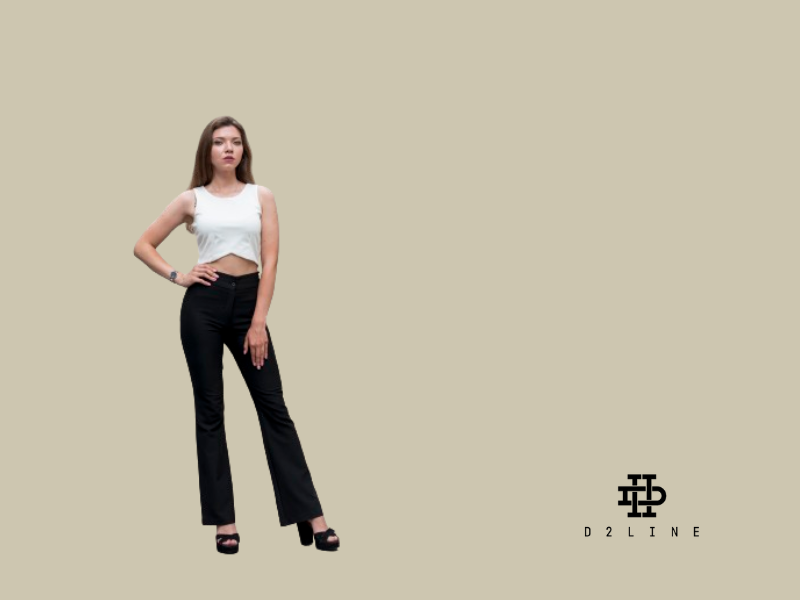 Black jeans / Bell Bottom pants / trousers, Women's Fashion
