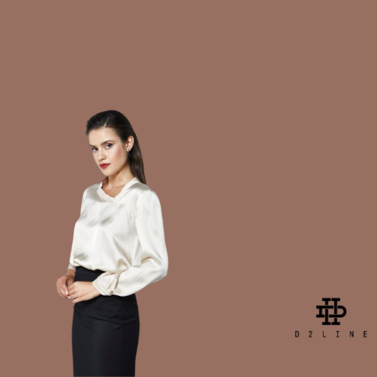white satin top